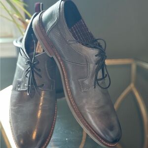 Ben Sherman Black Oxford Shoes with Classic Design